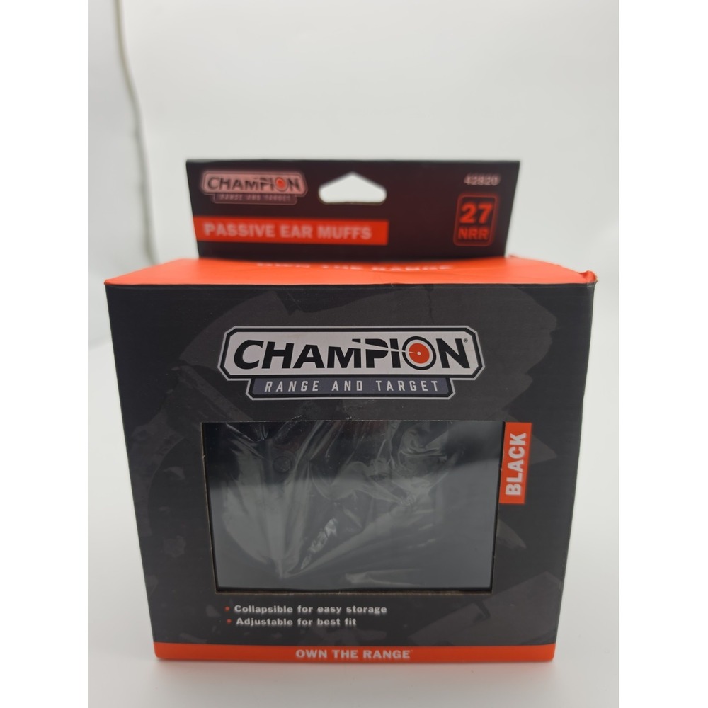 Champion Passive Ear Muffs 27 Noise Reduction Rating 42820
